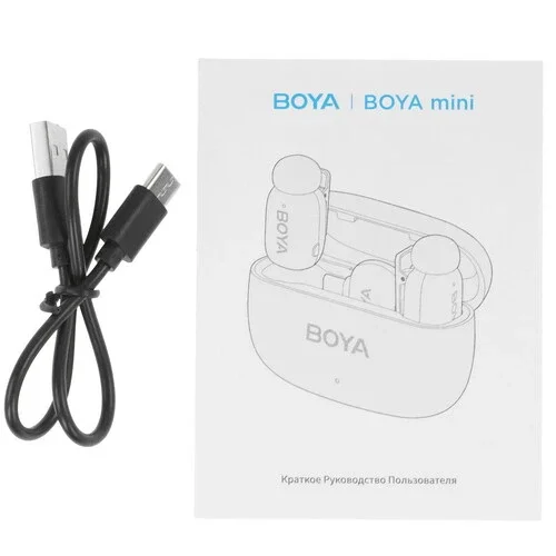 Микрофон Boya BOYAMINI-12 Black купить,NaN