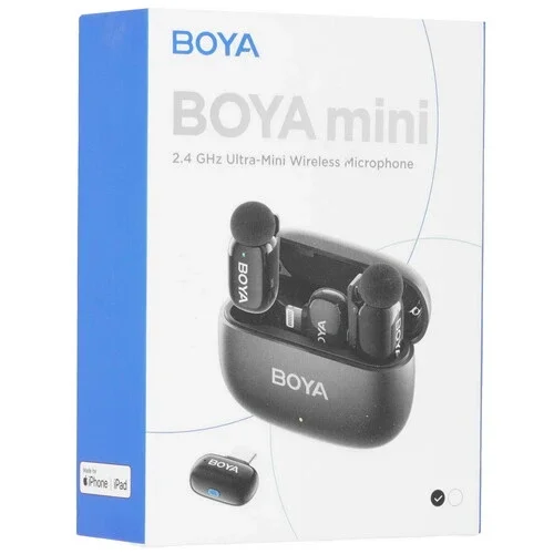 Микрофон Boya BOYAMINI-12 Black купить,NaN