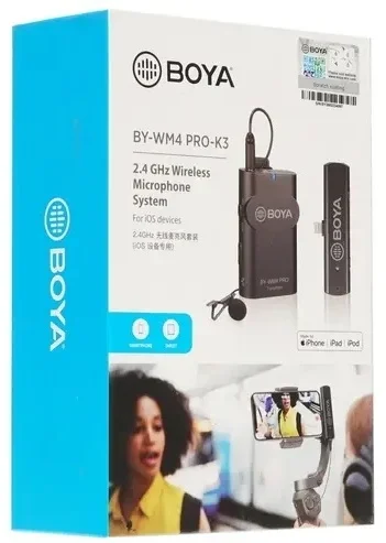 Петличный Микрофон Boya BY-WM4 Pro-K3 Black купить,14990