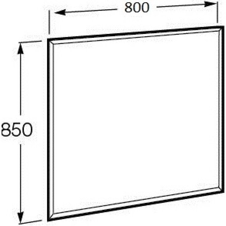 Умное зеркало настенное Roca 80x85 см