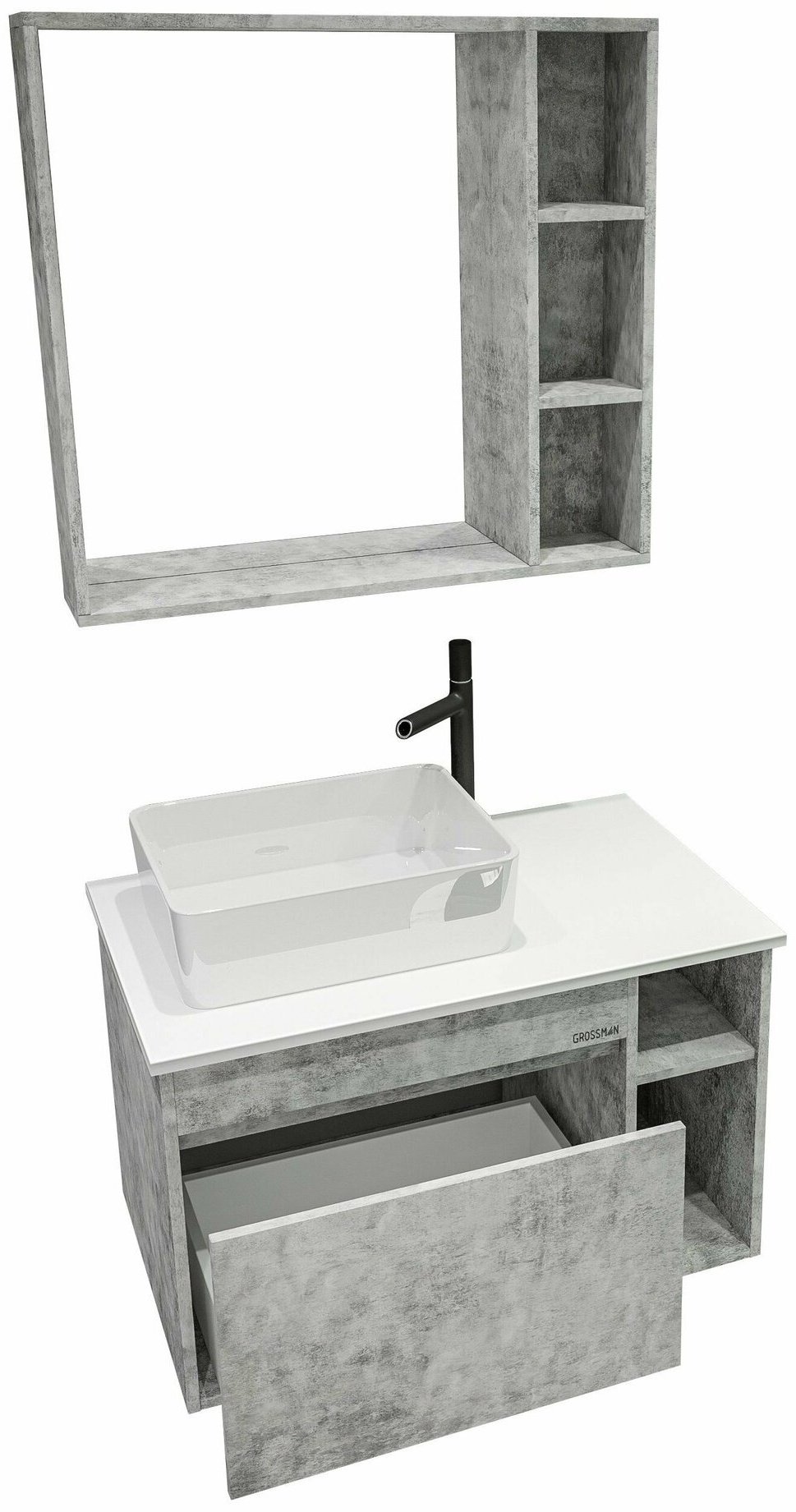 Зеркало настенное Grossman 80x80 см