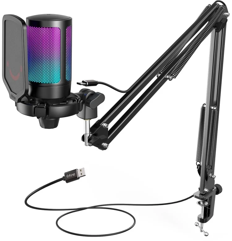Микрофон Fifine A6T Black купить,35000