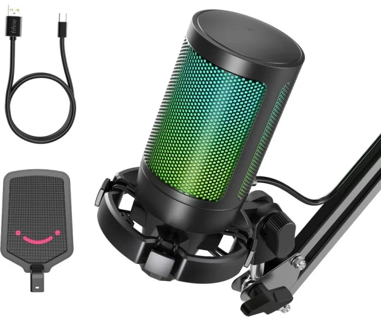 Микрофон Fifine A6T Black купить,35000