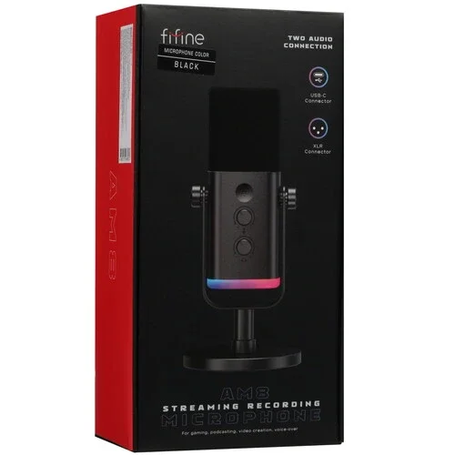 Микрофон Fifine AM8 Black купить,49200
