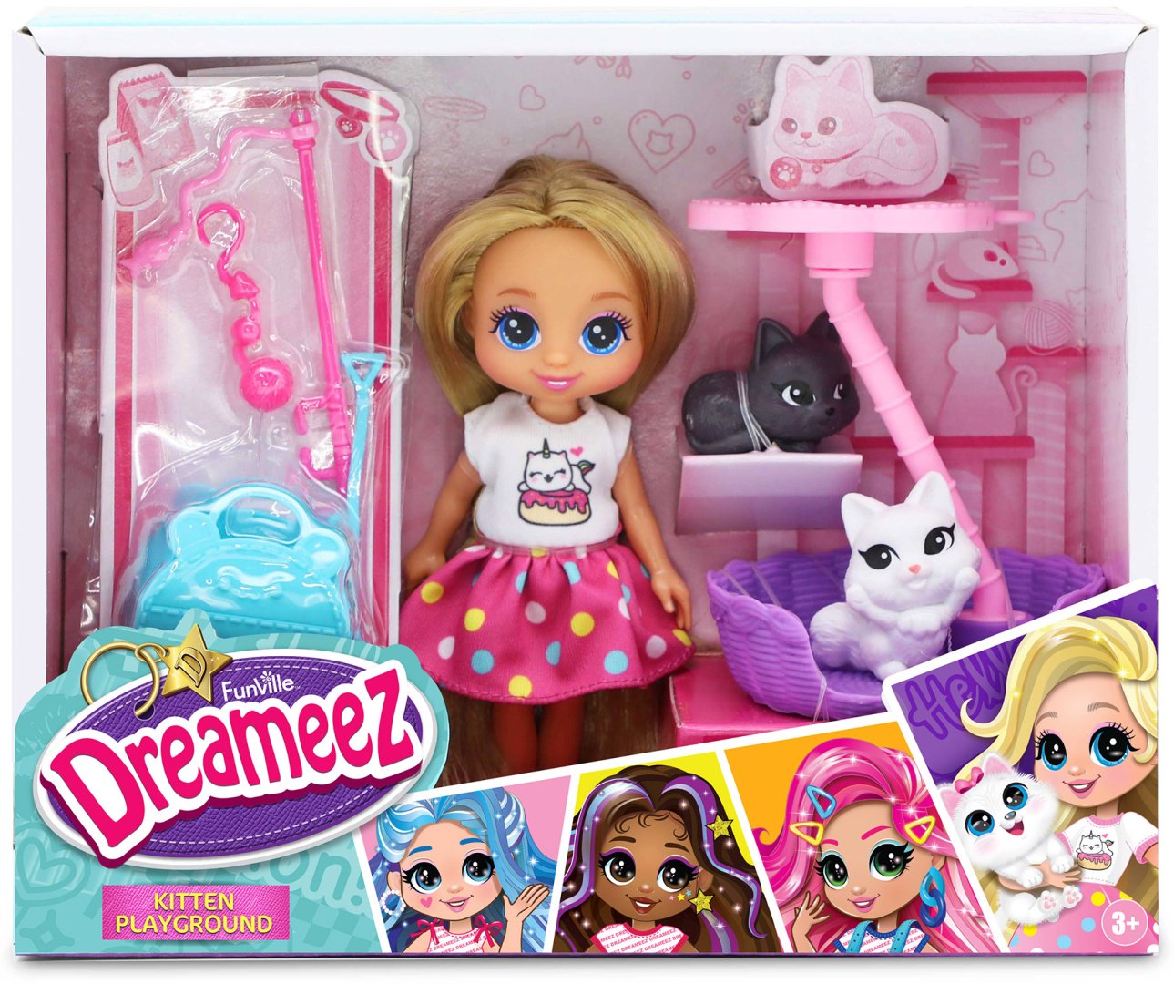 Кукла-сюрприз Dreameez Мини- кукла, Игровой набор - "Кошкин Дом", котята. 12 см купить,NaN