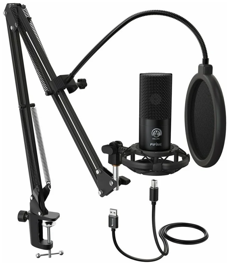 Микрофон Fifine T669 Black купить,NaN
