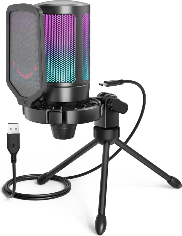 Микрофон Fifine A6V Black