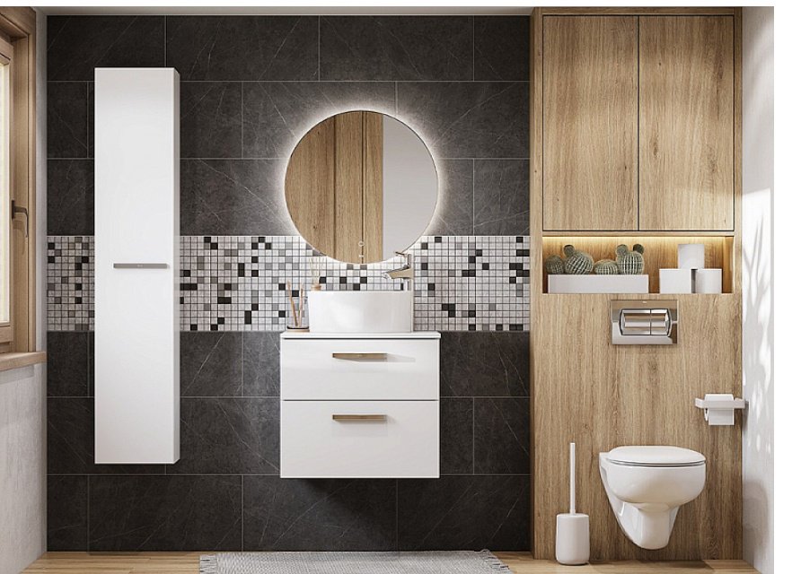 Зеркало настенное ROSA 80x80 см купить,41700