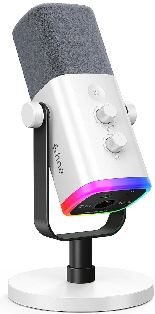 Микрофон Fifine AM8 White