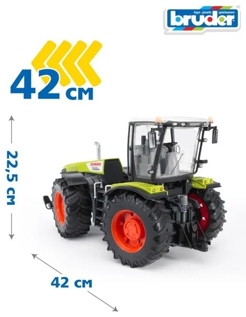 Трактор Bruder Claas Xerion 5000 зеленый