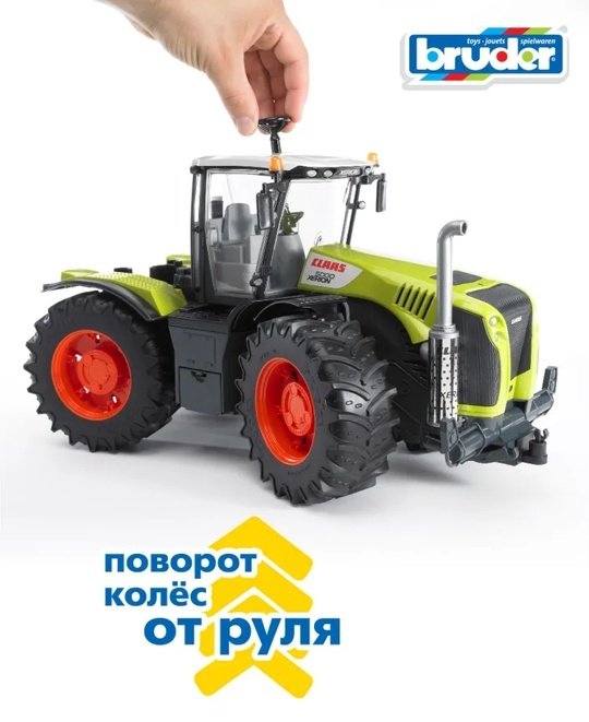 Трактор Bruder Claas Xerion 5000 зеленый