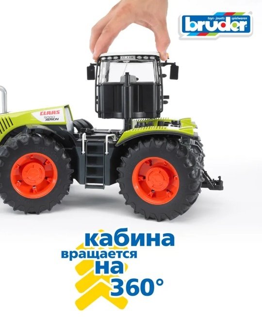 Трактор Bruder Claas Xerion 5000 зеленый купить,NaN