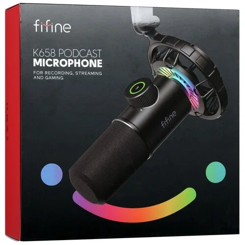 Микрофон Fifine K658 Black - ForteMarket Микрофон Fifine K658 Black купить,0
