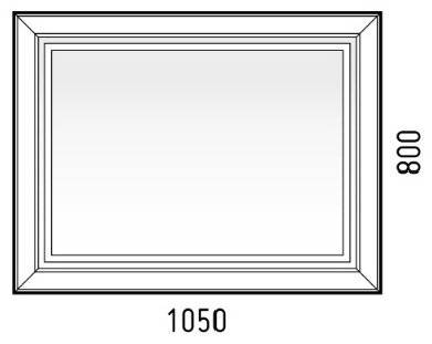 Зеркало настенное Corozo 105x80 см купить,88300