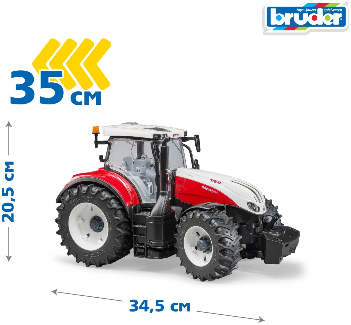 Спецтехника Bruder Трактор Steyr 6300 Terrus CVT мультиколор