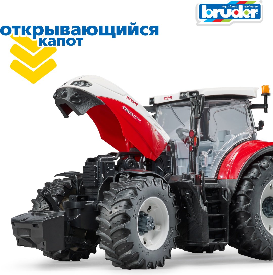 Спецтехника Bruder Трактор Steyr 6300 Terrus CVT мультиколор