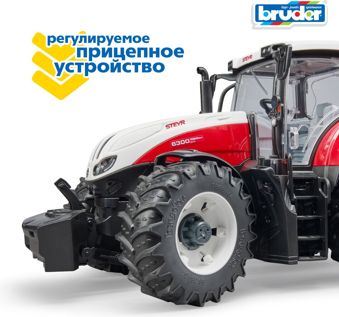 Спецтехника Bruder Трактор Steyr 6300 Terrus CVT мультиколор