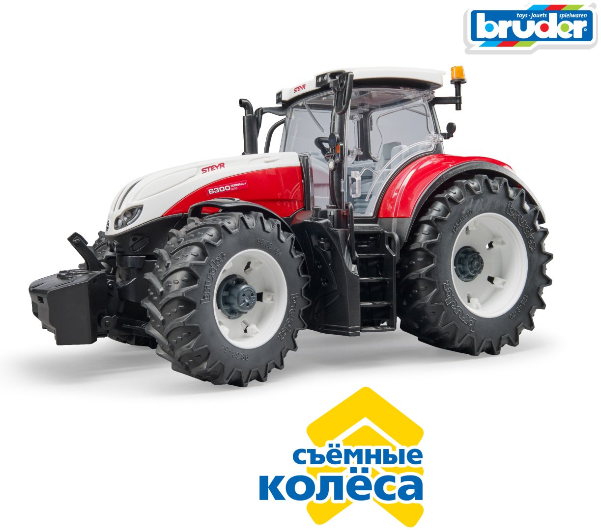 Спецтехника Bruder Трактор Steyr 6300 Terrus CVT мультиколор купить,NaN