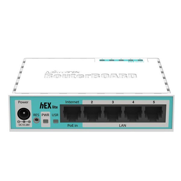 Маршрутизатор MikroTik Hex Lite RB750r2 белый