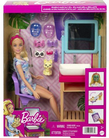 Кукла-модель Barbie День блестящих масок HCM82, 29 см