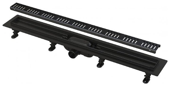 Simple желоб сталь с полимерным покрытием, APZ10BLACK-950M черный 1 шт