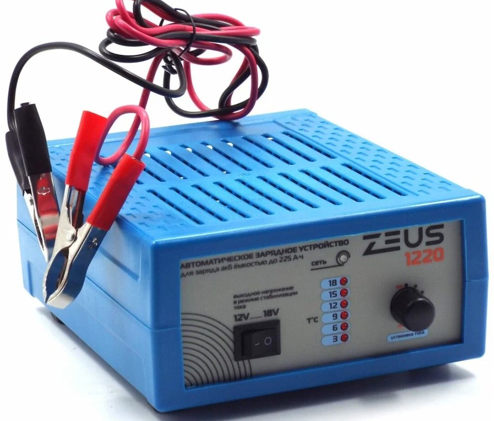 ZEUS зарядное устройство ZEUS 1220 12В/18В 18А купить,NaN