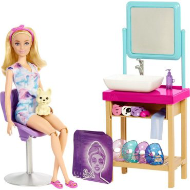 Кукла-модель BARBIE Спа-Салон HCM820, 30 см купить,NaN