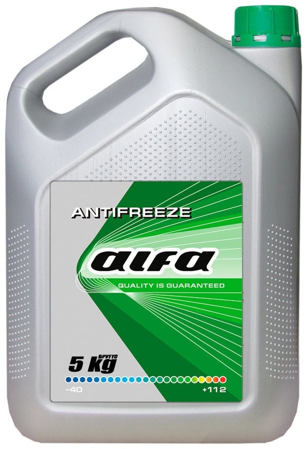 Антифриз Alfa зеленый G-11 5 л