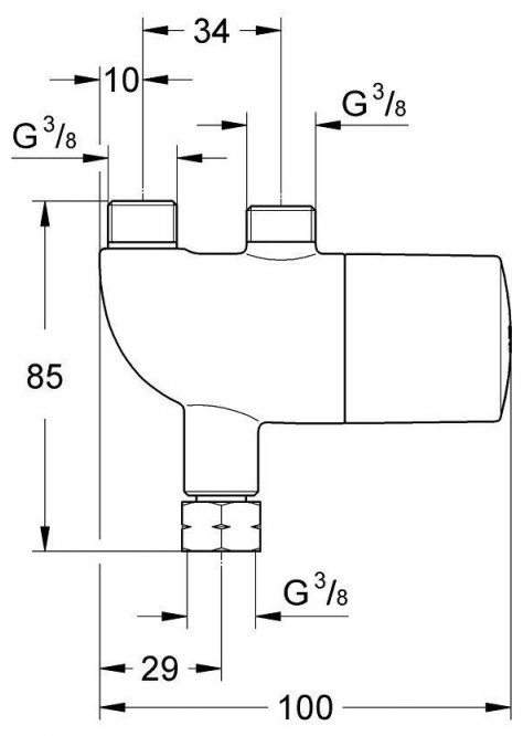 Grohe термостат универсальный 34487000 купить,119140