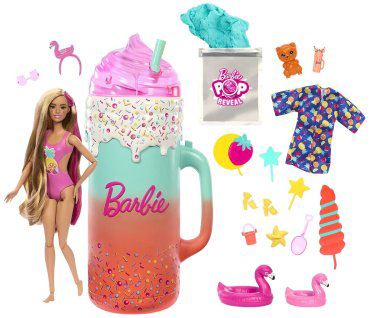 Кукла-модель Barbie Pop! Reveal. Кукла серии Juicy Fruit - Тропический Смузи HRK570, 27 см