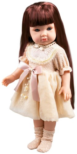 Кукла коллекционная Baby Кукла шатенка в праздничном наряде 235-1, 42.5 см купить,NaN