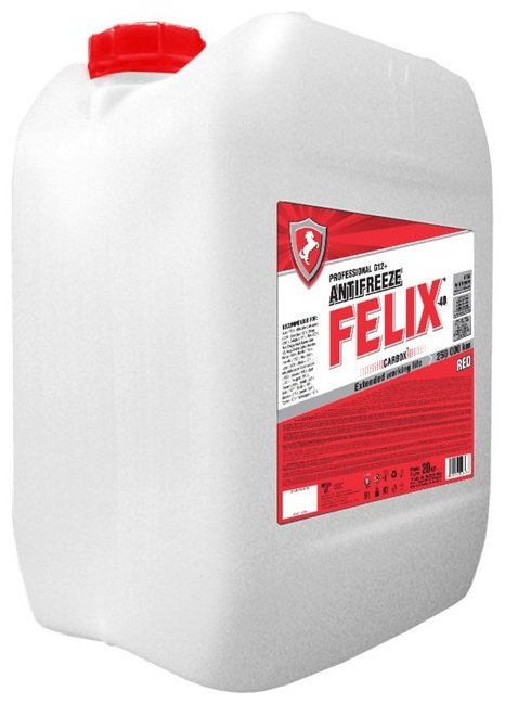 Антифриз Felix Carbox красный (розовый) G-12+ 20 л