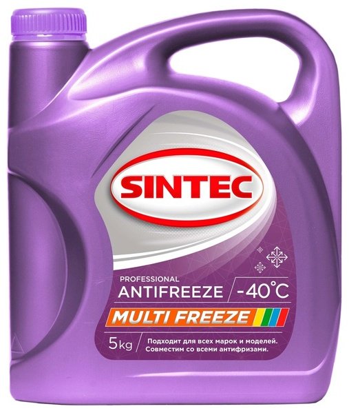 Антифриз SINTEC Multi Freeze фиолетовый G-11 5 л