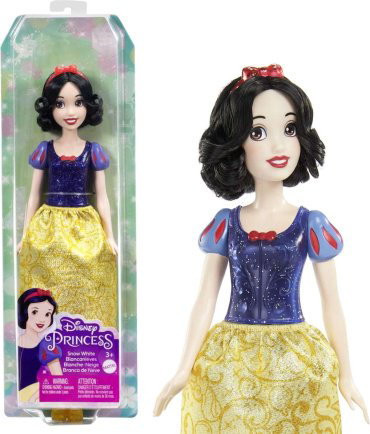 Кукла-модель Mattel Disney Princess Белоснежка HLW08, 28 см, мультиколор