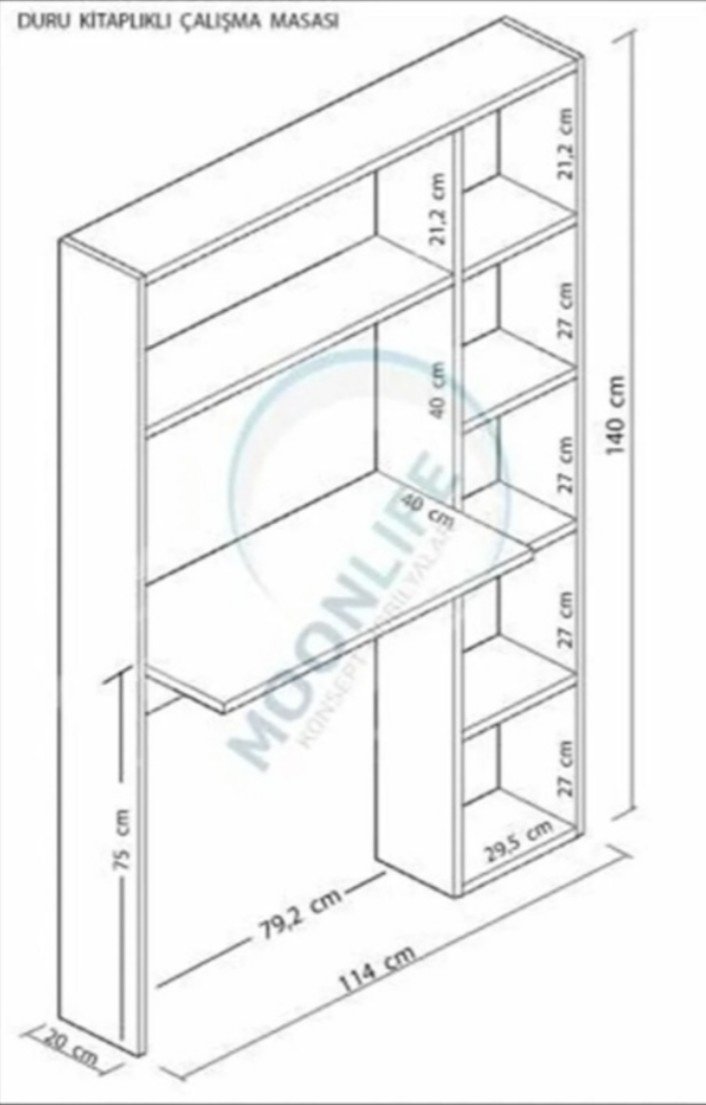 Стол письменный stolpis002, 114х40x140 см, белый купить,NaN