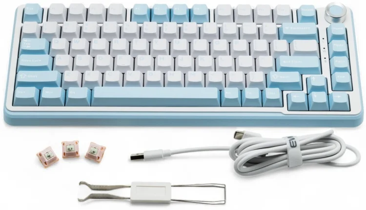 Клавиатура EWEADN GS75 Blue/White купить,0