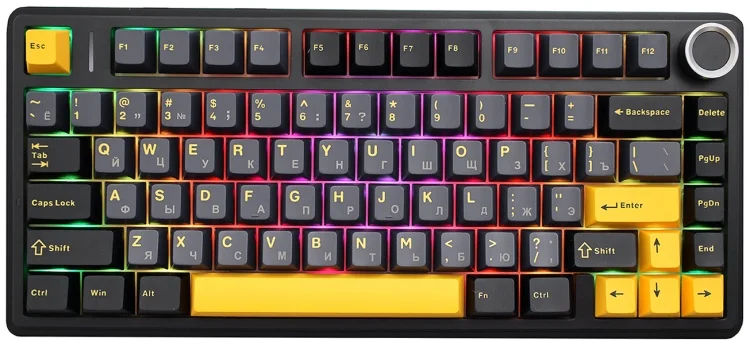 Клавиатура AULA F75 Black