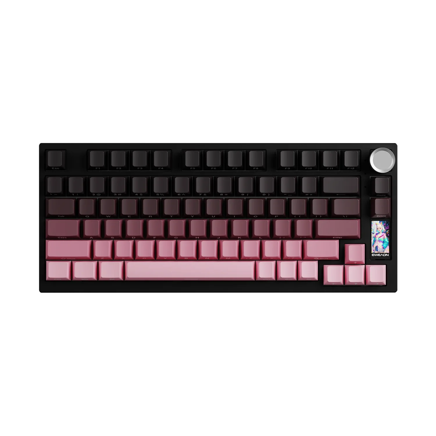 Клавиатура EWEADN X75 Screen Pink