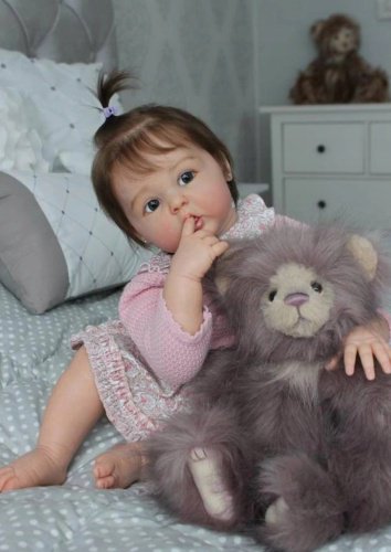 Кукла реборн Новорожденный ребенок 30158643_KR00098765, 50 см руки и ноги подвижные