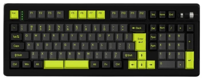 Клавиатура EWEADN X99 Black Green