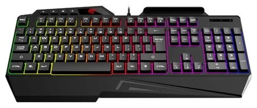 Клавиатура Havit KB488L Black - ForteMarket Клавиатура Havit KB488L Black купить,0
