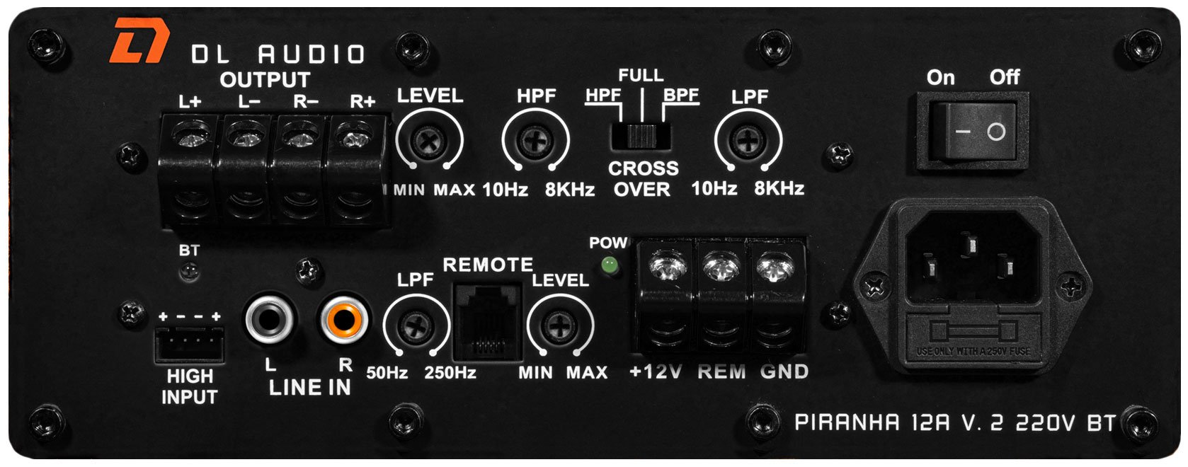 Сабвуфер DL Audio Piranha 12A V.2 Black 2.1 12V/220V