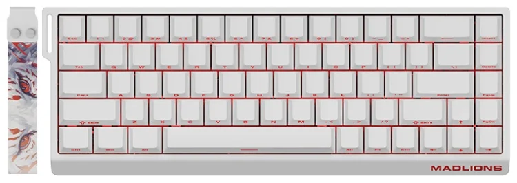 Клавиатура FGG MAD 68 HE RGB White