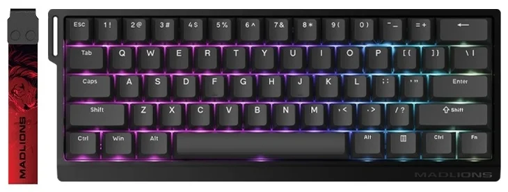 Клавиатура FGG MAD 60 HE RGB Black