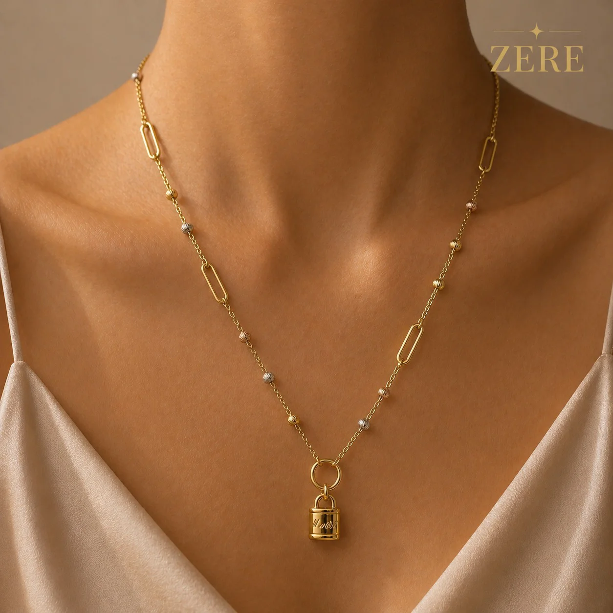 Цепочка с подвеской Zere ZR010511 золото 5.33гр 50см купить,444350