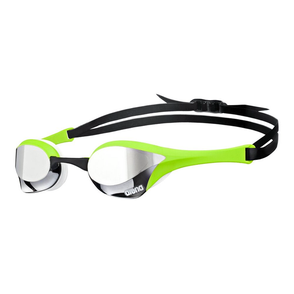 Очки для плавания Arena Cobra ultra mirror 1E032 66 салатовые купить,NaN