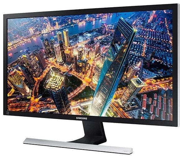 Монитор 28" Samsung LU28E590DS черный