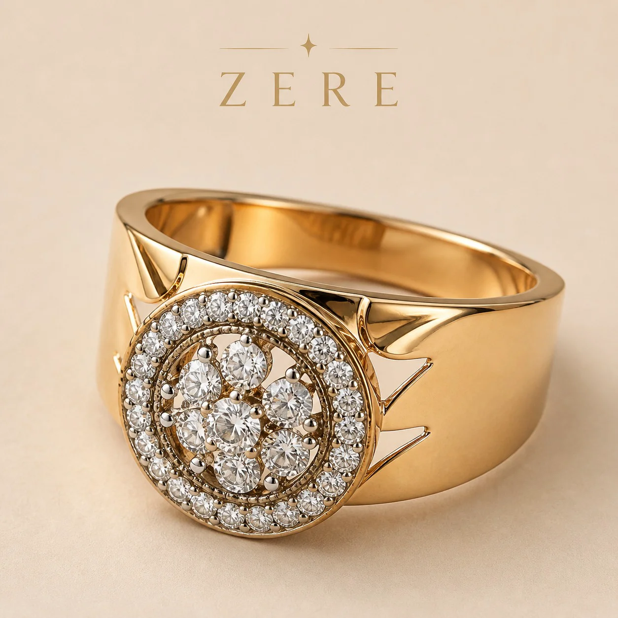 Кольцо Zere ZR010526 золото 3.43гр 19р купить,285850