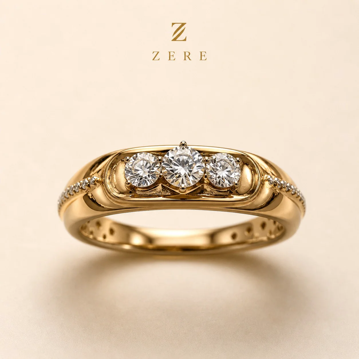 Кольцо Zere ZR010538 золото 2.53гр 19р купить,209350