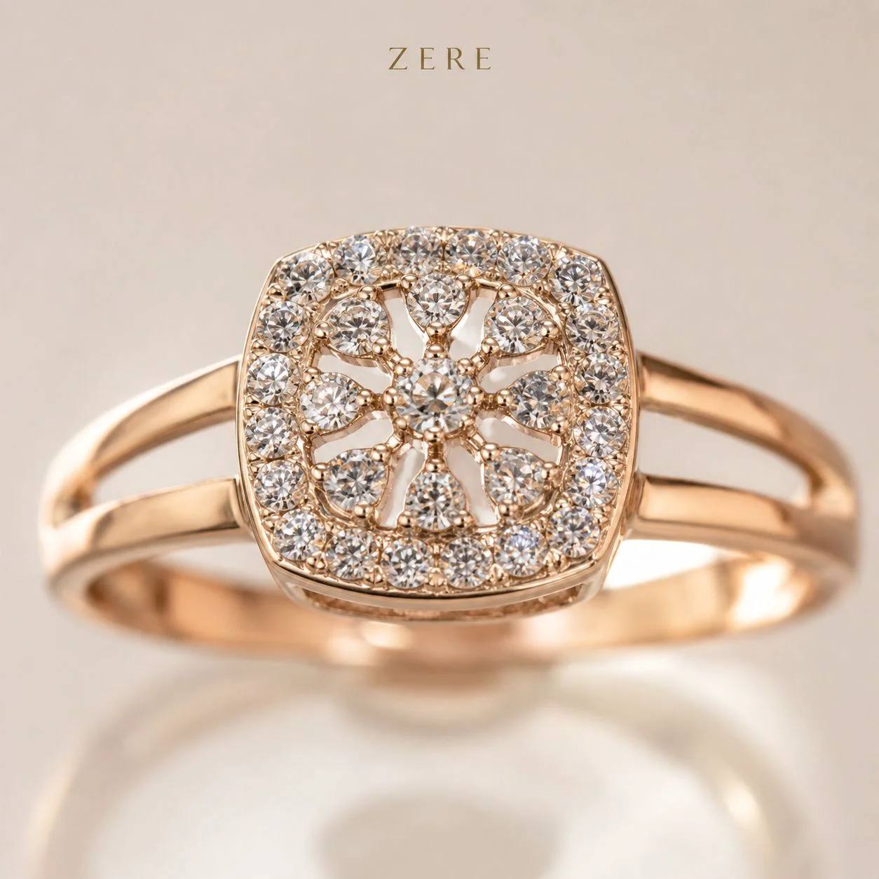 Кольцо Zere ZR010525 золото 1.64гр 19р купить,137800